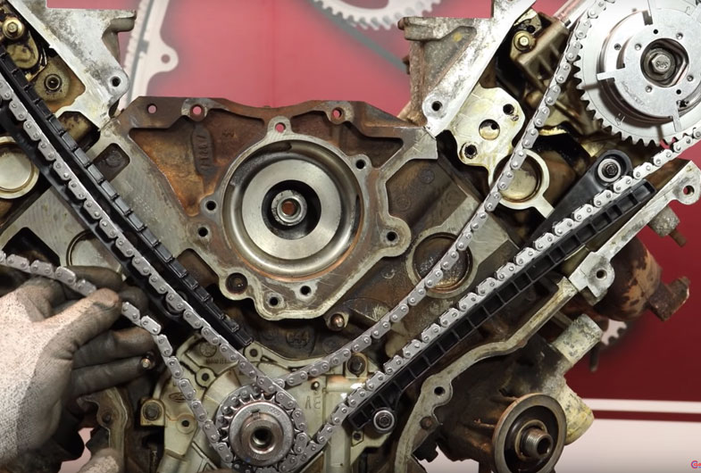 Ford 5.4L Timing chain replacement Cloyes 9 0391SB
